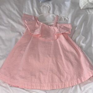 Charming Pink Kids Casual Dress